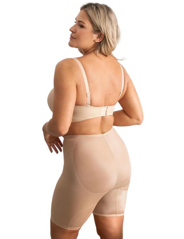 Pour Moi Hourglass Firm Control High-Waist Shorts Caramel