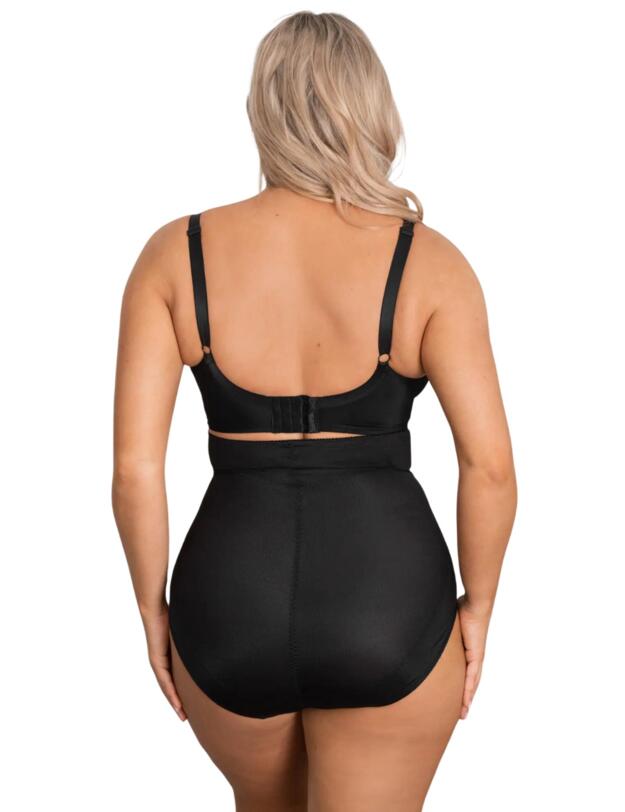 Pour Moi Hourglass Firm Control High-Waist Brief Black 