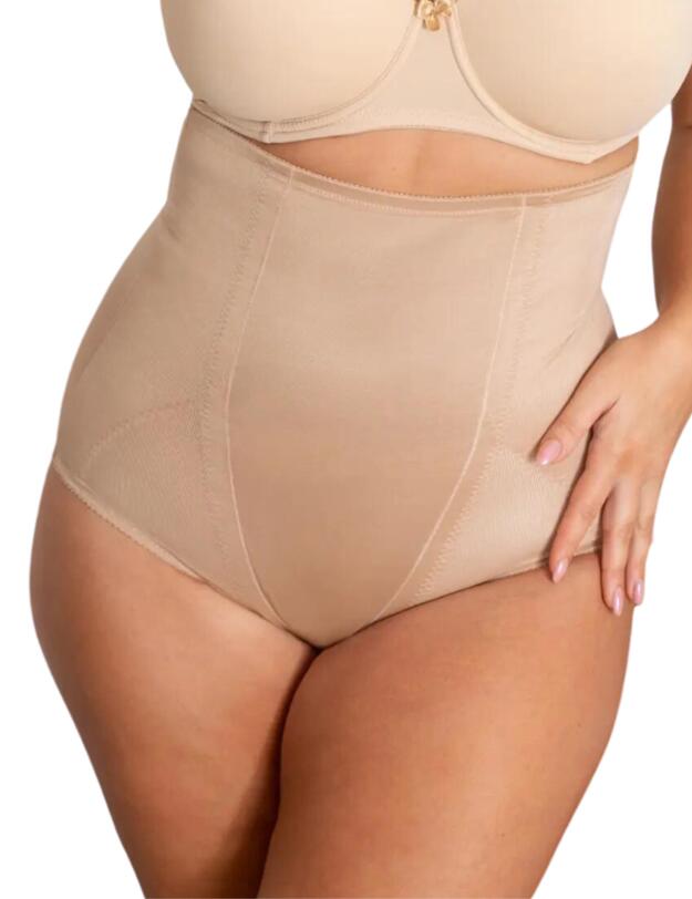 Pour Moi Hourglass Firm Control High-Waist Brief Caramel