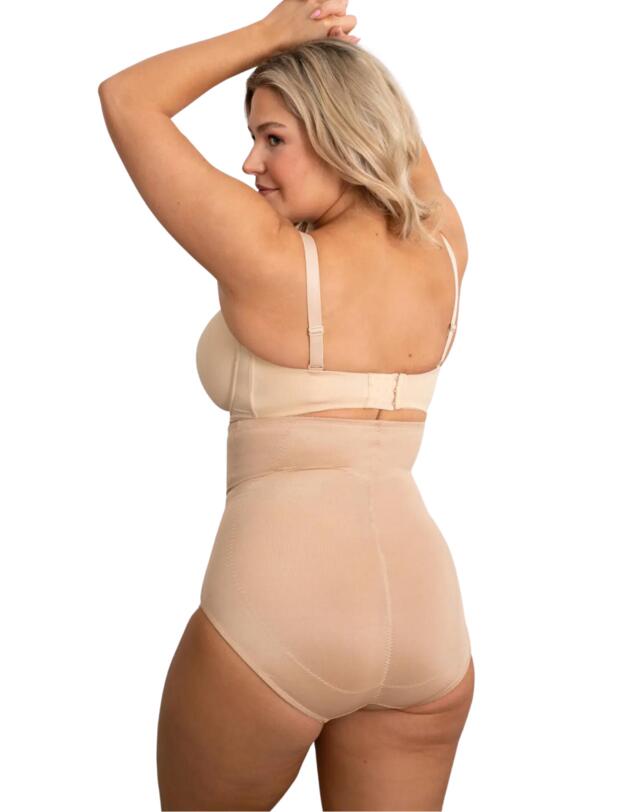 Pour Moi Hourglass Firm Control High-Waist Brief Caramel