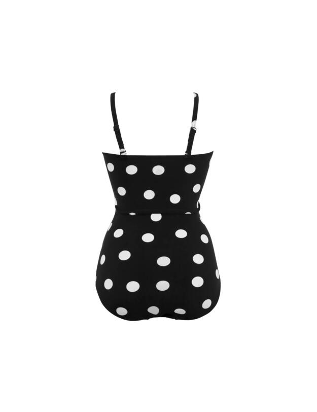 15209 Pour Moi Santa Monica Strapless Control Swimsuit - 15209 Black/White
