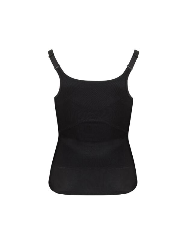 Pour Moi Hourglass Firm Control Back Smoothing Waist Cincher Black