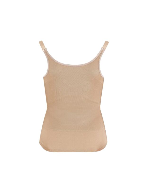 Pour Moi Hourglass Firm Control Back Smoothing Waist Cincher Caramel
