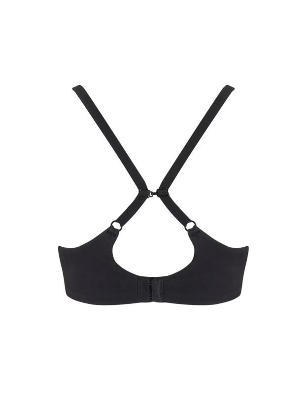 Pour Moi Definitions Balcony T-Shirt Bra Black