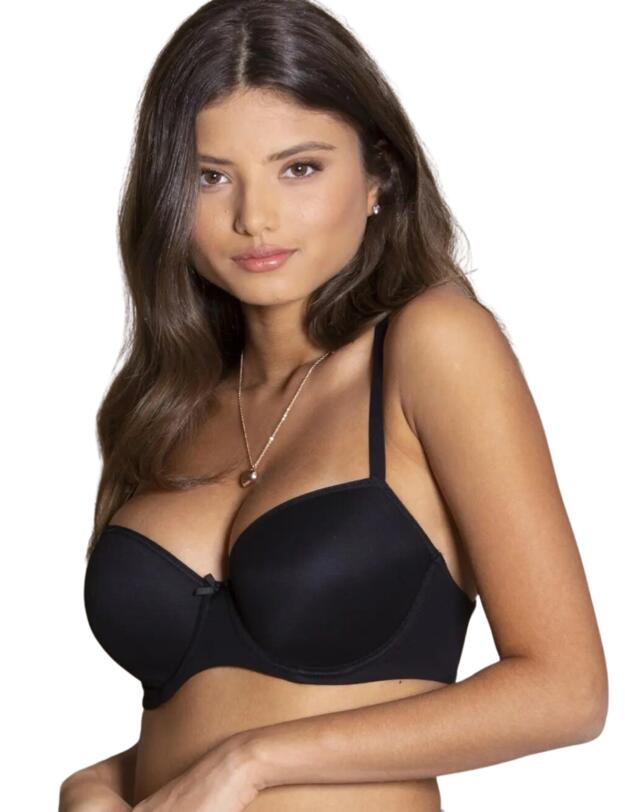 Pour Moi Definitions Balcony T-Shirt Bra Black