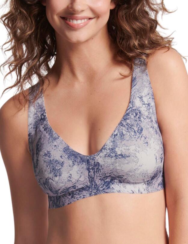 Sloggi Zero Feel Bralette EX Blue-Dark Combination 