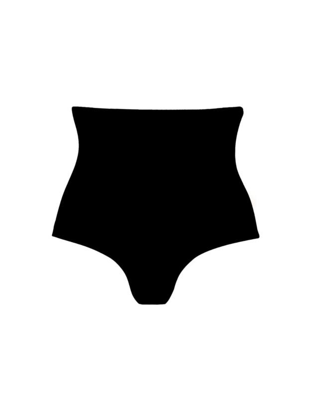 Pour Moi Definitions Shaping Control Thong Black