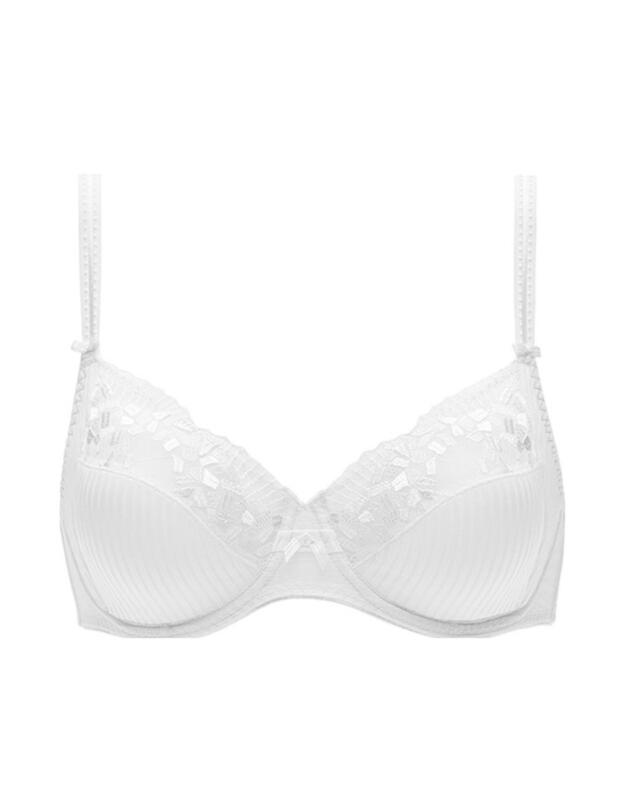 Chantelle Pont Neuf 3-Part Bra White