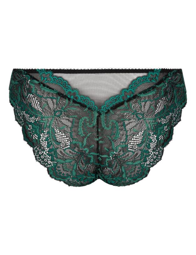 Lise Charmel Secrete Emeraude Brief Noir Vert 