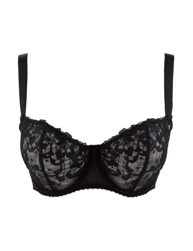 Aubade Wandering Love Comfort Half Cup Bra Noir