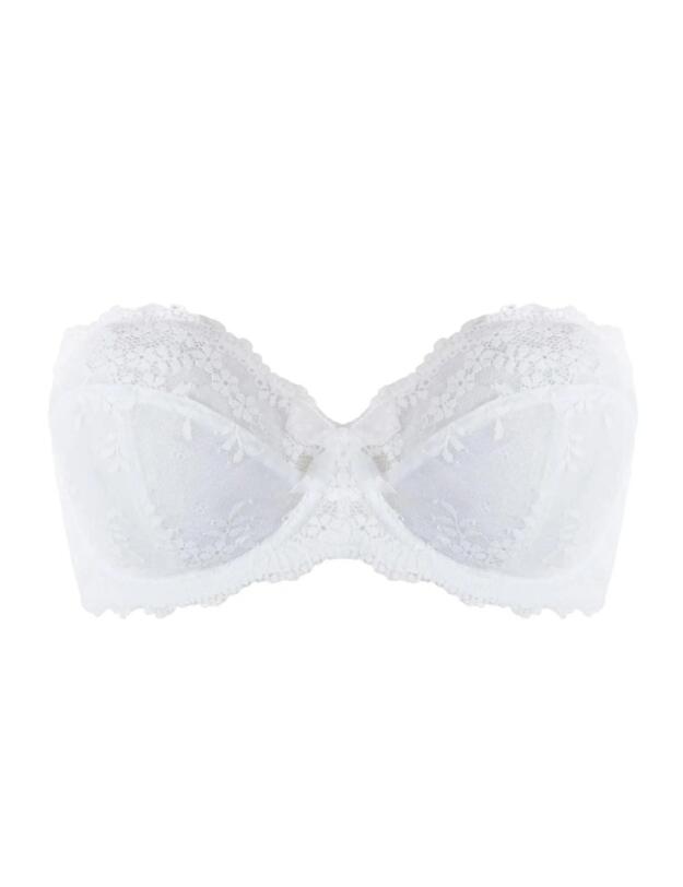 Pour Moi Flora Strapless Underwired Bra White