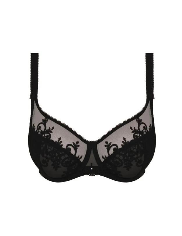 Empreinte Apolline Low-Neck Bra Black
