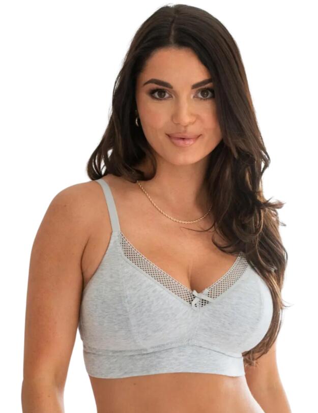 Pour Moi Love To Lounge Non Wired Bra Grey Marl