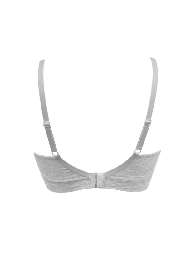 Pour Moi Love To Lounge Non Wired Bra Grey Marl