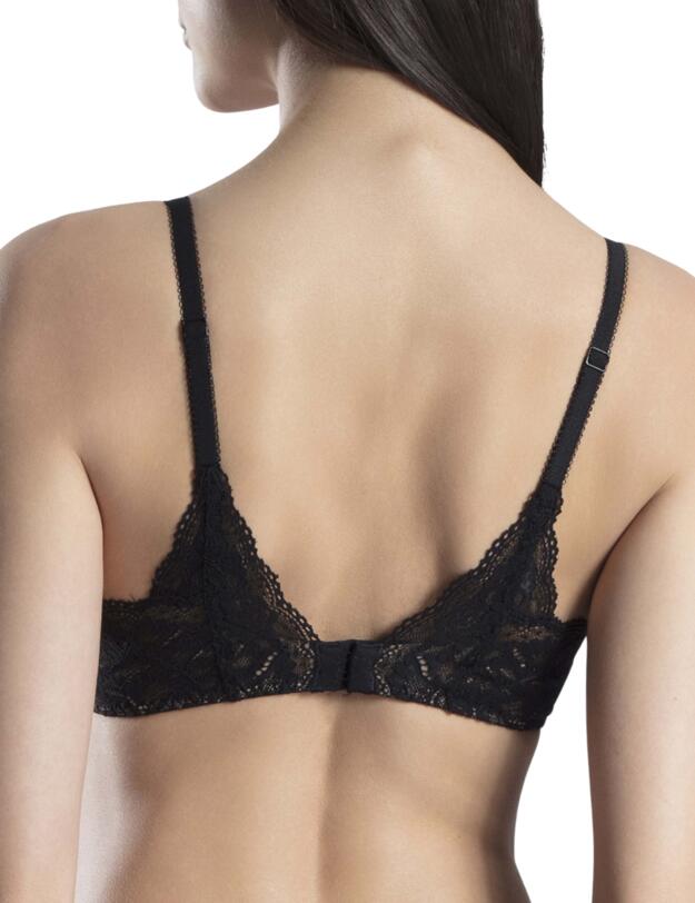Aubade Rosessence Triangle Plunge Bra Noir 
