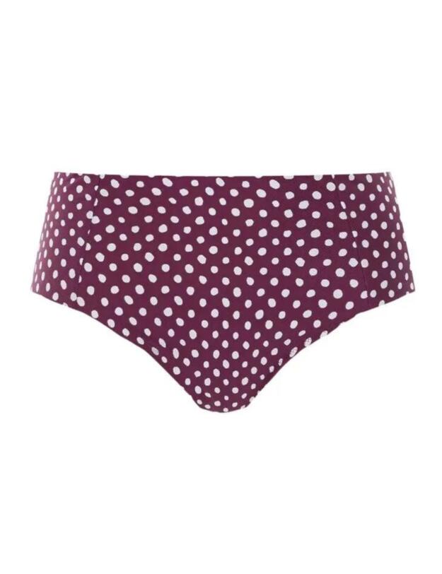 Fantasie Santa Monica High Waist Bikini Brief Garnet