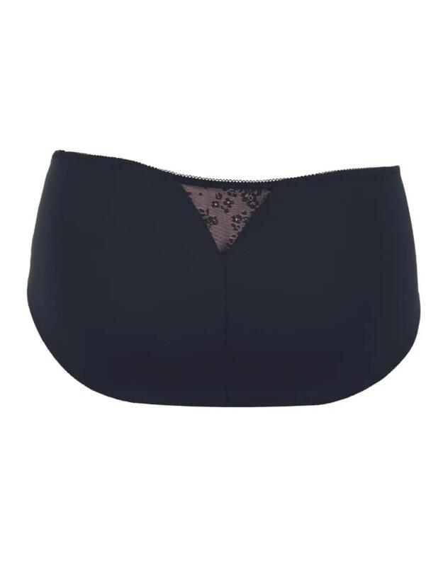 Rosa Faia Fleur High Waist Briefs Black 