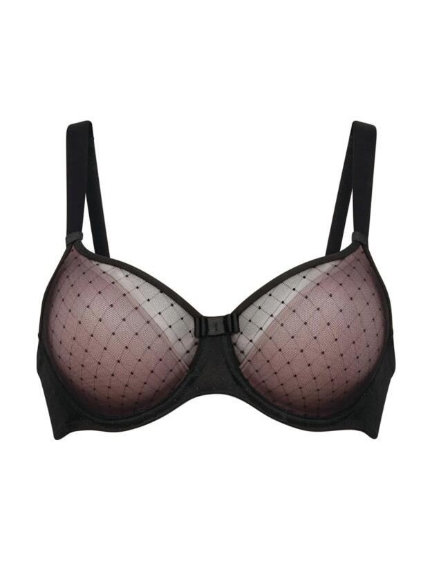 Rosa Faia Eve Underwired Padded Bra Black 