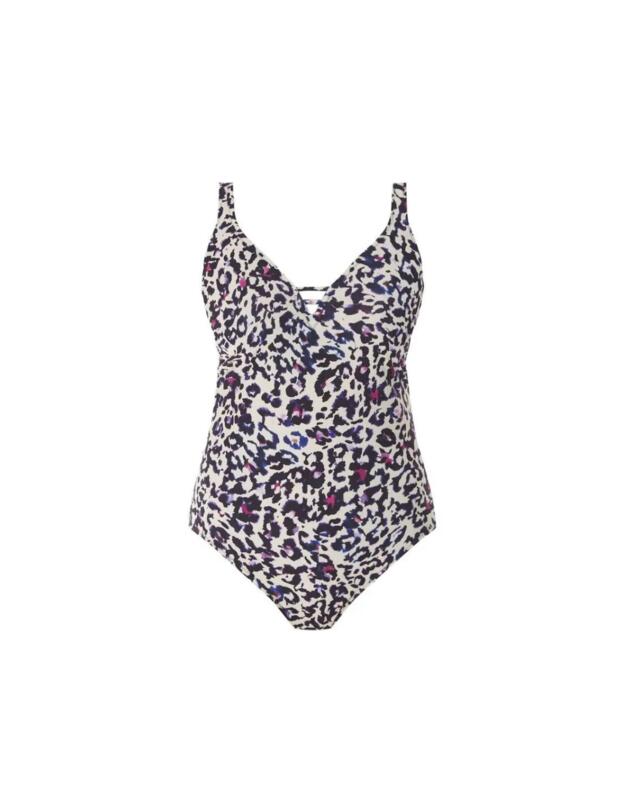 Fantasie Bonito Deep V-Neck Swimsuit Amethyst