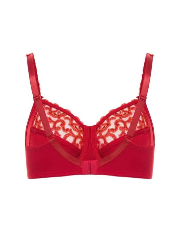 Felina Bolero Wireless Bra Campari