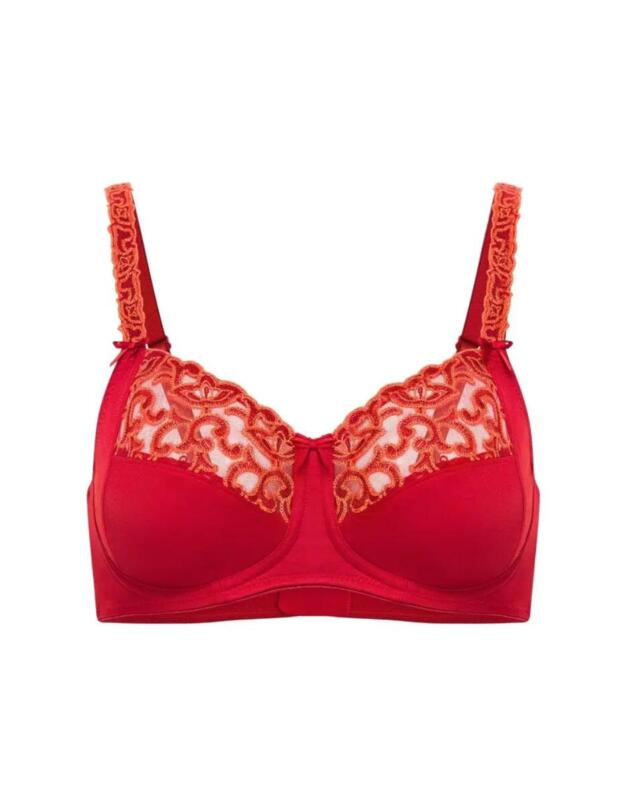 Felina Bolero Wireless Bra Campari