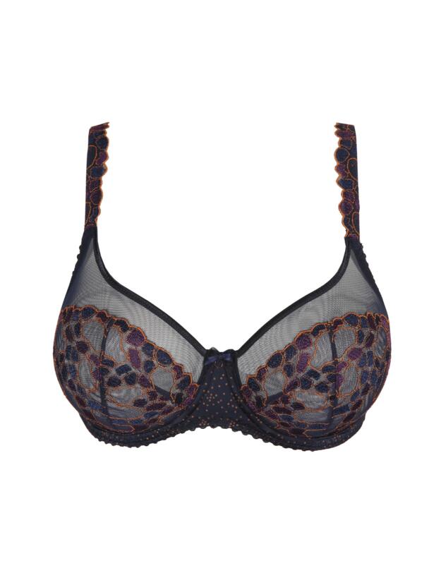Prima Donna Hyde Park Balcony Bra Velvet Blue
