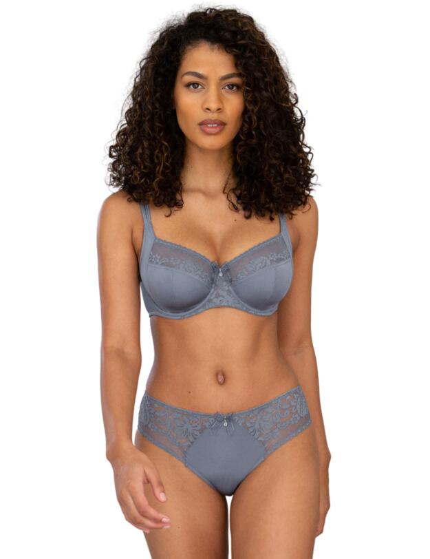  Pour Moi Aura Side Support Underwired Bra Smoke