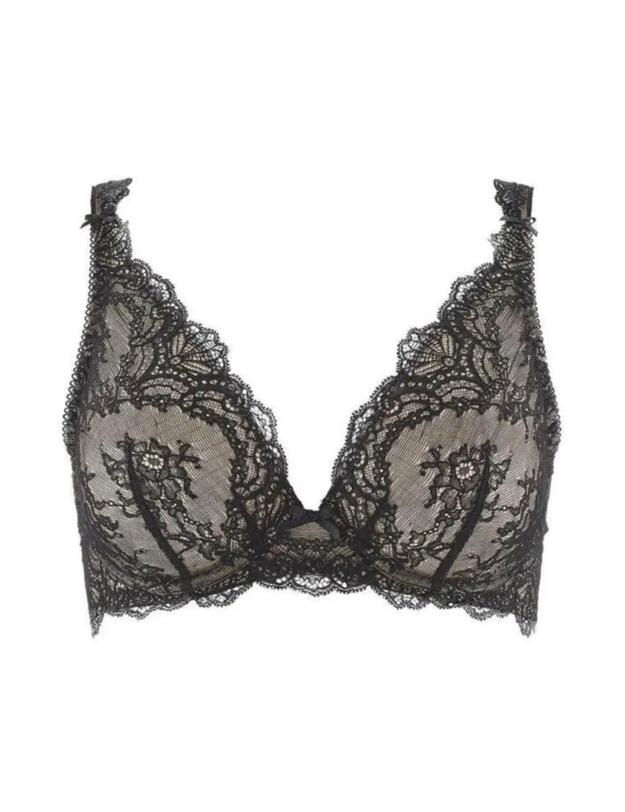 Aubade Danse Des Sens Plunge Triangle Bra Black
