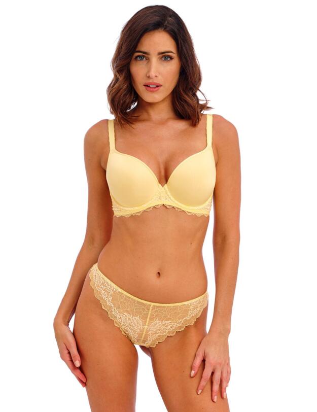 Wacoal Lace Perfection Underwire Contour Bra Lemon Sorbet