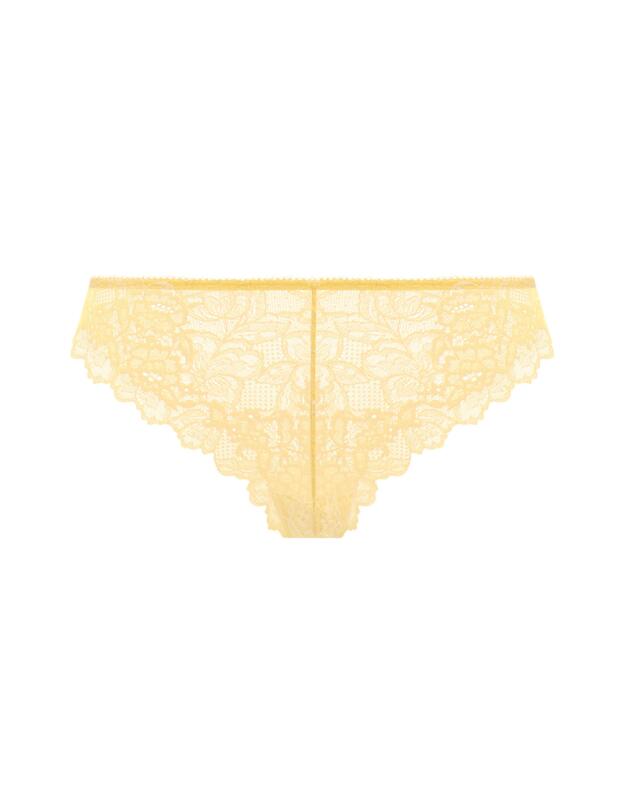 Wacoal Lace Perfection Tanga Brief Lemon Sorbet