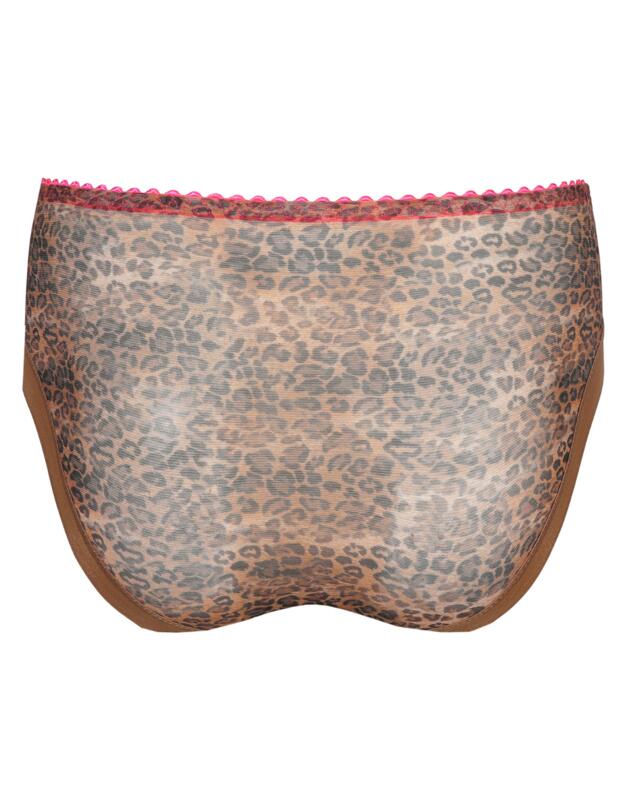 Prima Donna Twist Cafe Plume Full Brief Cheetah