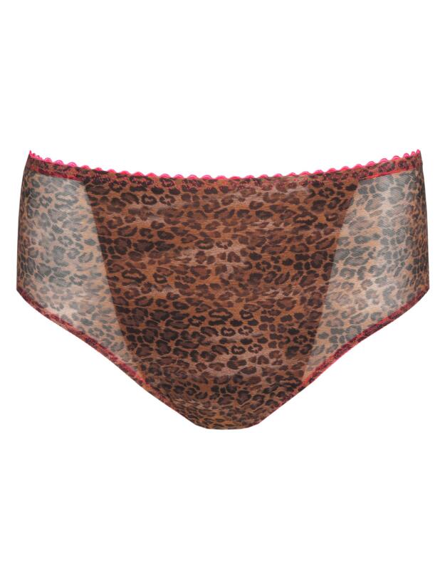 Prima Donna Twist Cafe Plume Full Brief Cheetah