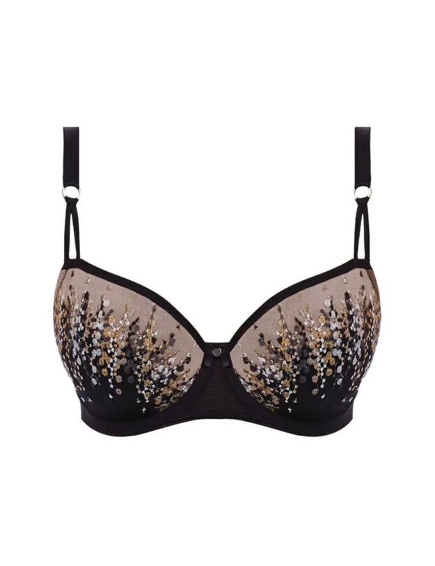 Freya Astrid Padded Half Cup Bra Black