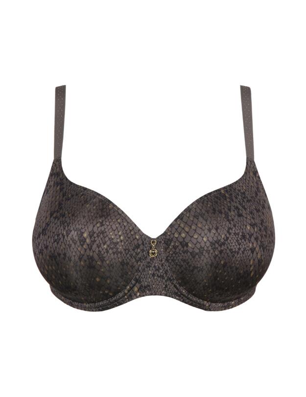 Prima Donna Twist Villemin Padded T Shirt Bra Kitten Grey 