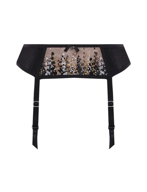 Freya Astrid Suspender Belt Black