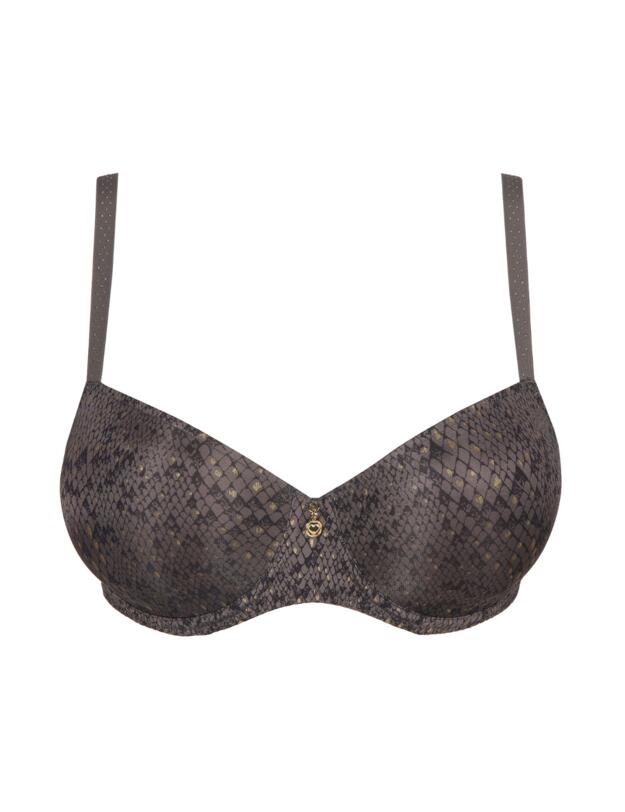 Prima Donna Twist Villemin Padded Balcony Bra Kitten Grey 