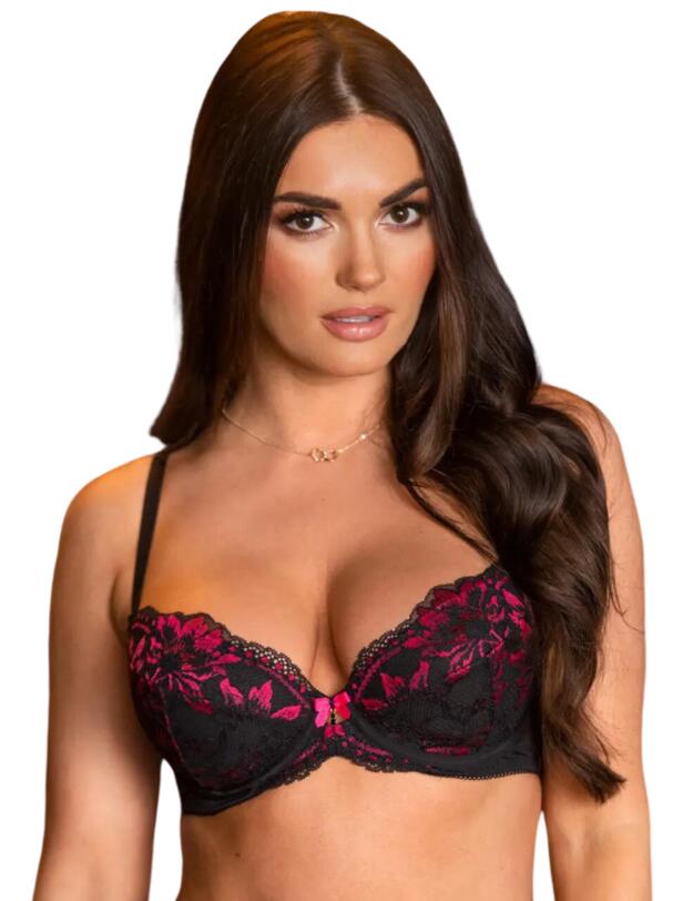 Pour Moi JAdore Padded Bra Black/Pink