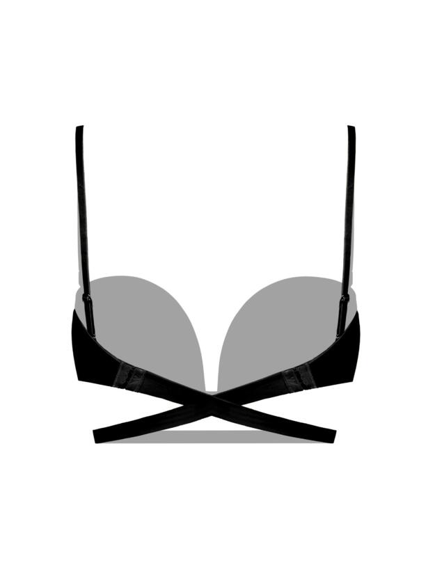 Wonderbra Ultimate Silhouette Plunge Bra Black 