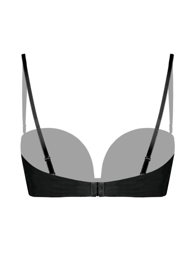 Wonderbra Ultimate Silhouette Plunge Bra Black 