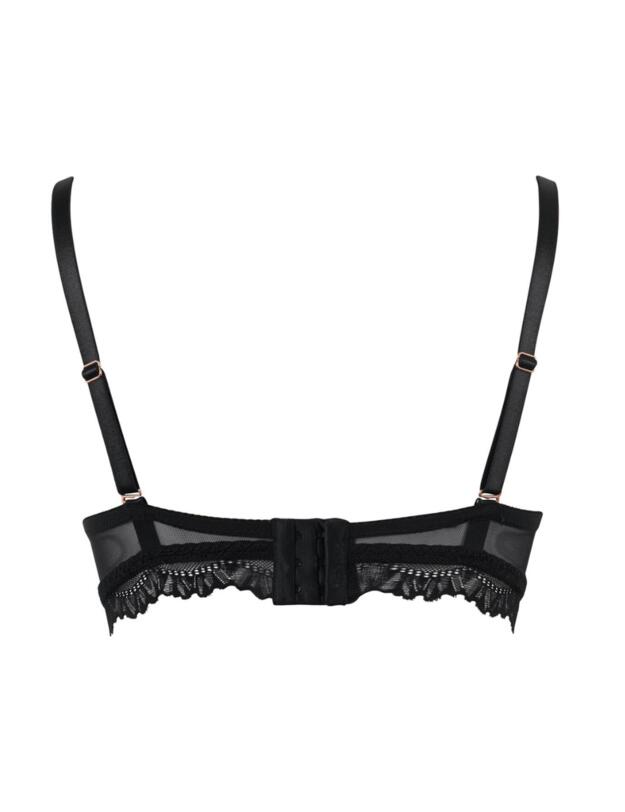 Wonderbra Spirit Triangle Lace Bra Black 