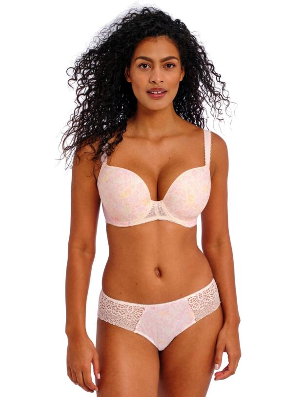 Freya Daydreaming Moulded Plunge T-Shirt Bra Peach Blossom