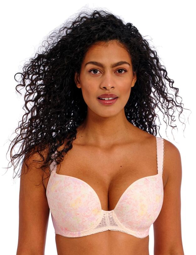 Freya Daydreaming Moulded Plunge T-Shirt Bra Peach Blossom