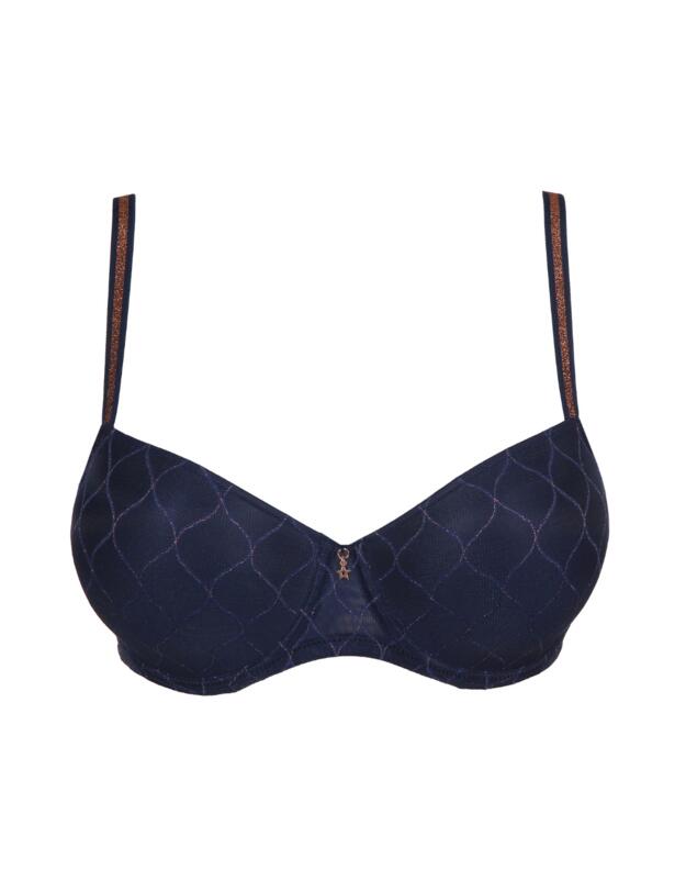 Prima Donna Twist Chryso Padded Balcony Bra Sapphire Blue 