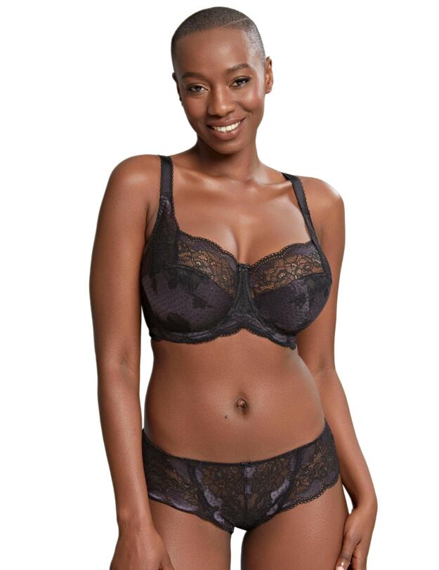 Panache Clara Brief Charcoal/Black