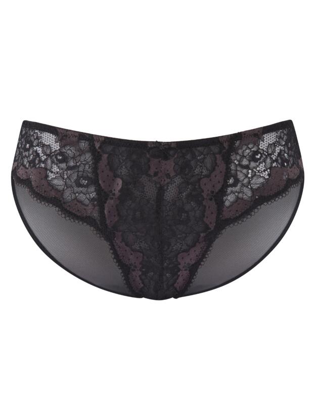 Panache Clara Brief Charcoal/Black