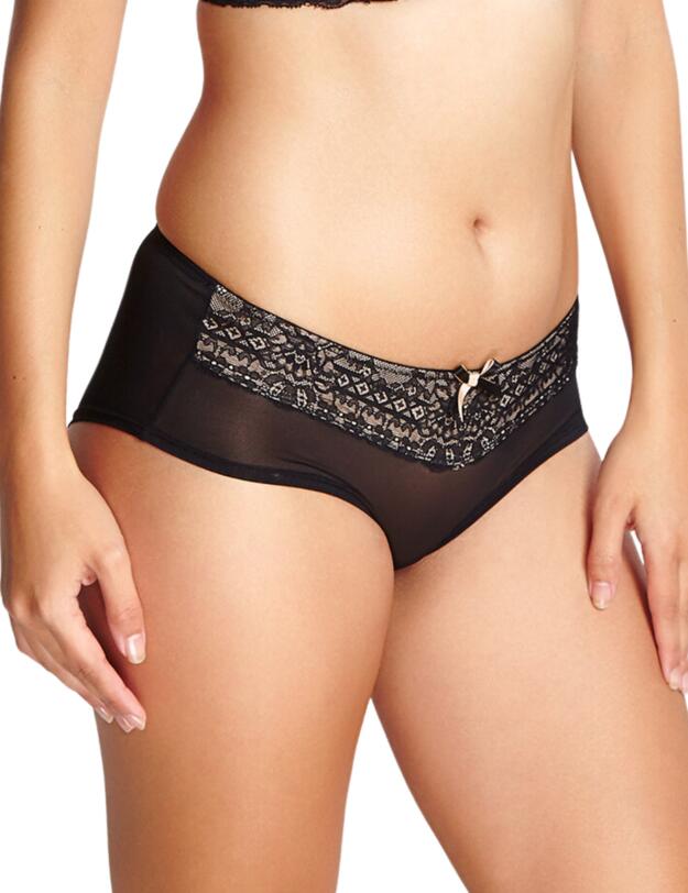 Panache Sophie Short Brief Black/Chai 