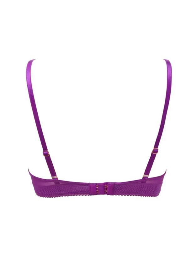 Gossard Lux Plunge Bra Blackcurrant