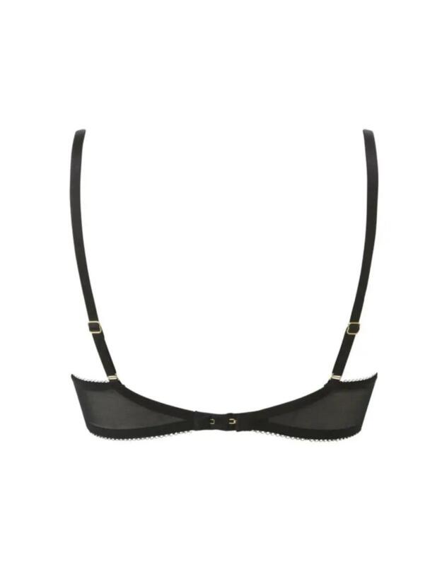 Gossard Geo Chic Padded Plunge Bra Black