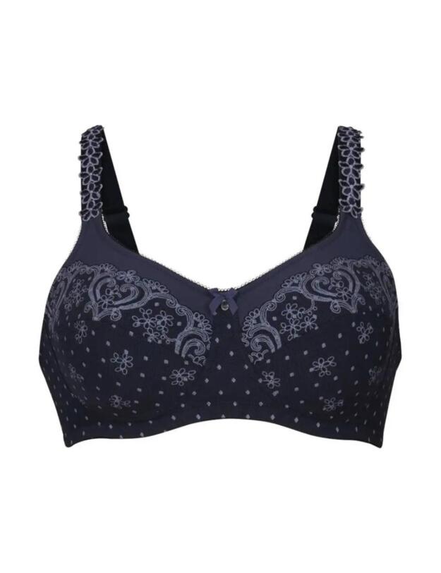 Anita Care Belvedere Post Mastectomy Bra Bilateral Deep Blue 