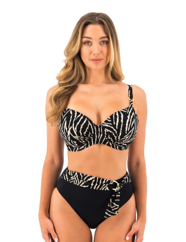  Fantasie Silhouette Island High Waist Bikini Brief Monochrome